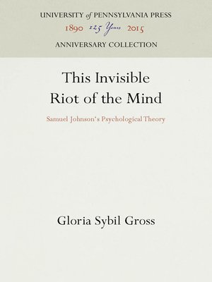 cover image of This Invisible Riot of the Mind